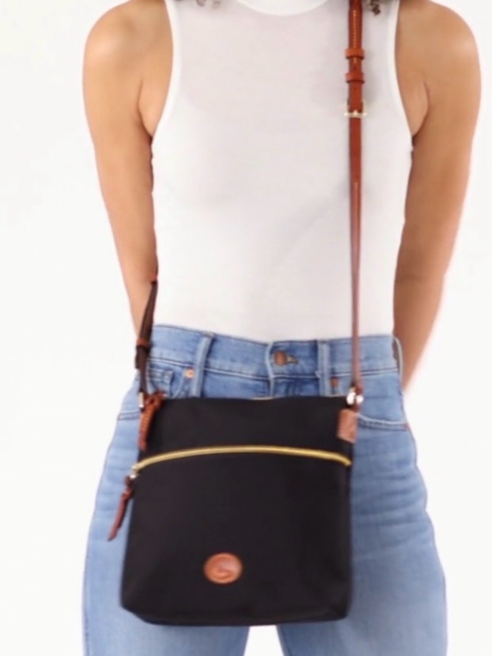DOONEY & BOURKE Black Nylon Crossbody Bag
